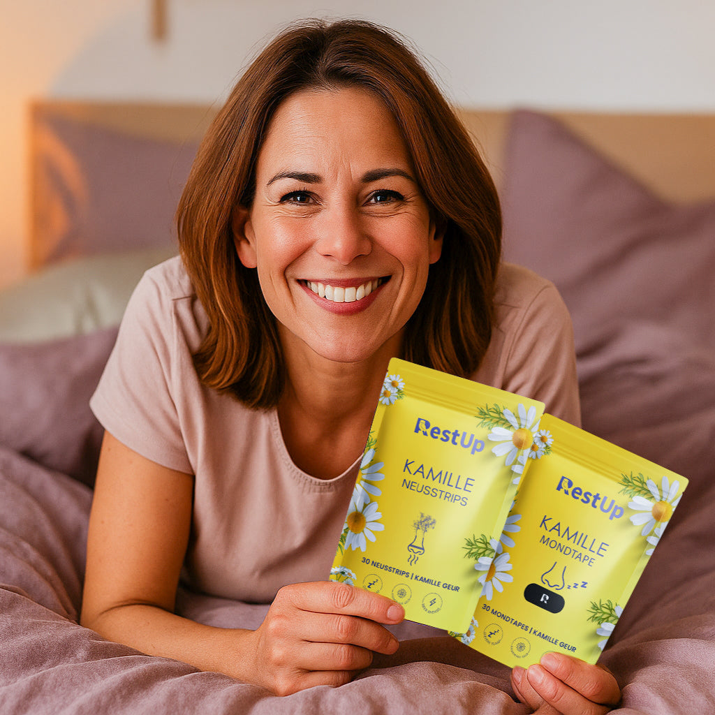 PACK PROMO | Patchs Buccaux & Bandelettes Nasales à la Camomille - Dormez Naturellement Toute la Nuit